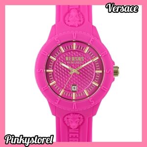 Versace Hot Pink Gold Watch | Luxury Statement Piece